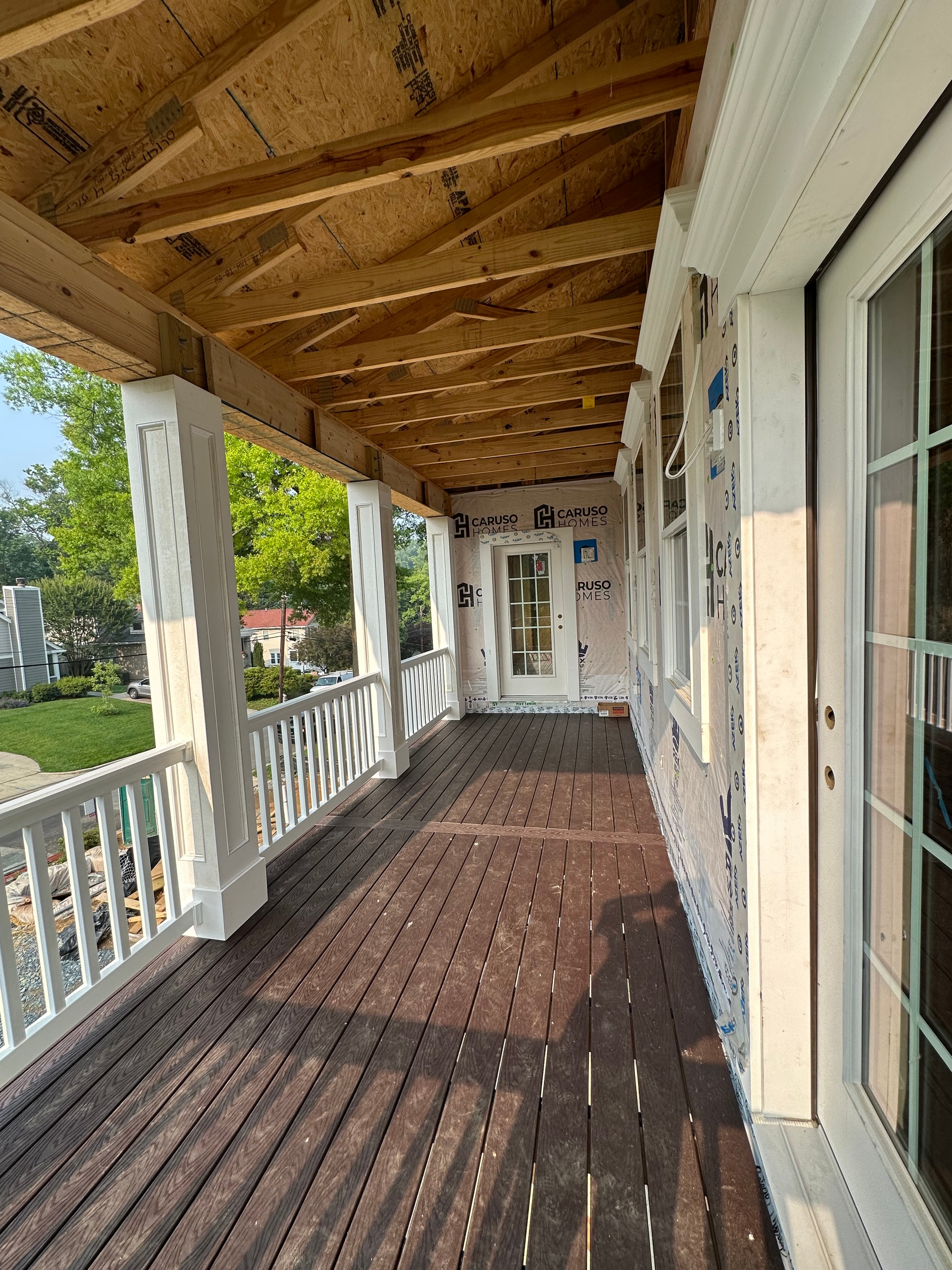 Big Deck Energy - staircase connecting upper and lower deck levels