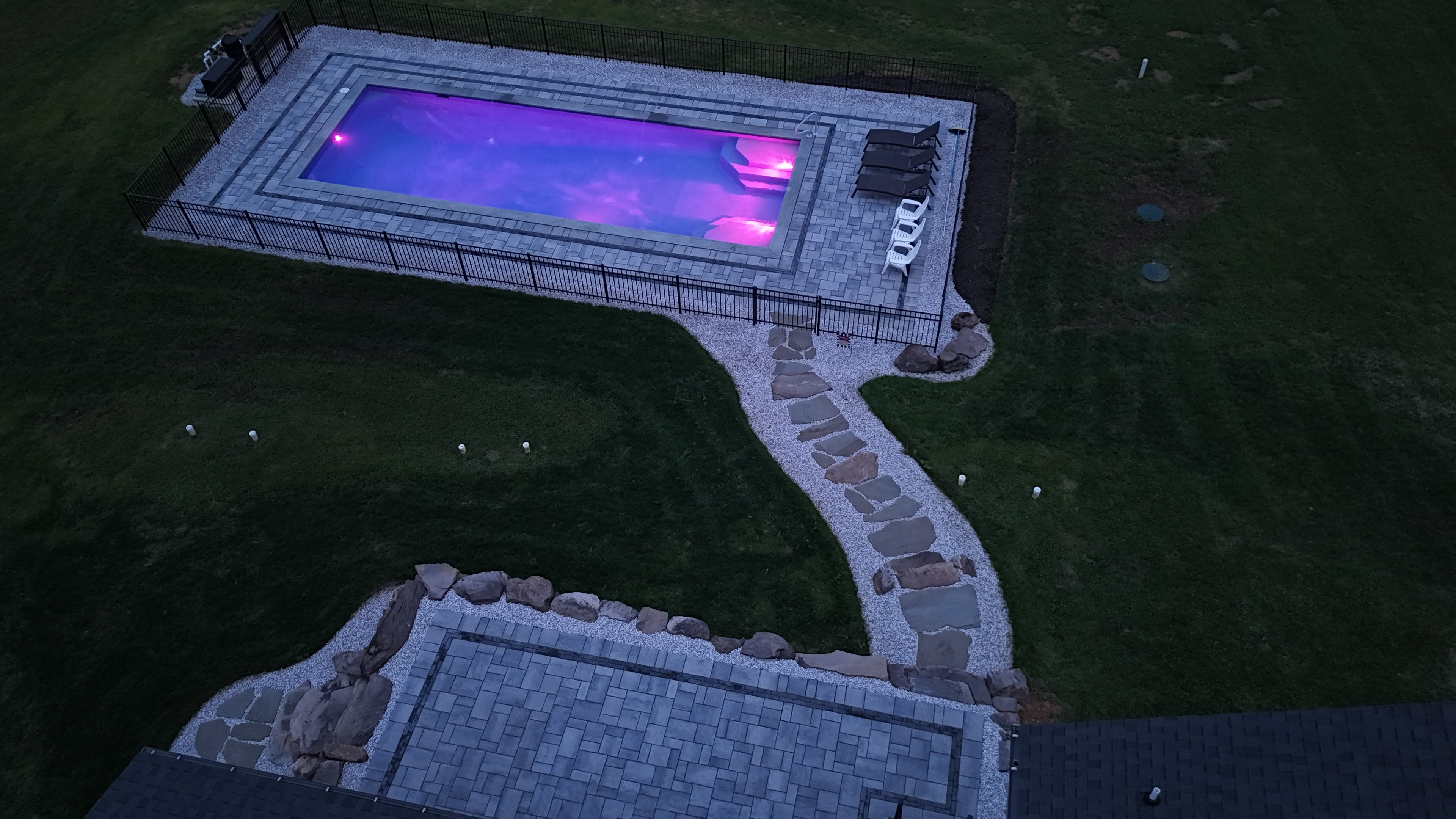 Paver pool decking installed by LandPro